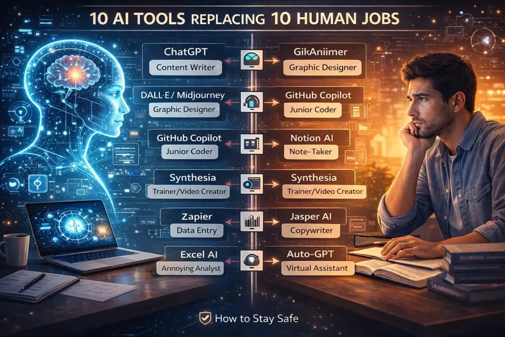 Top AI Tools That Can Replace 10 Human Jobs – (In Hinglish)