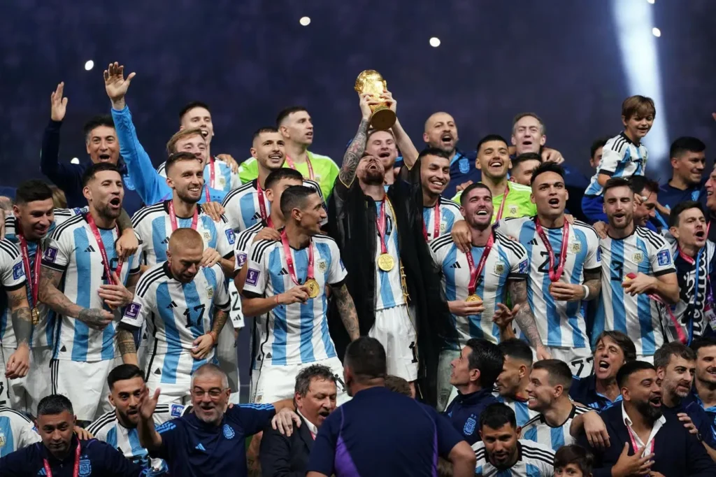Lionel Messi made World Cup history with another record-breaking goal as Argentina defeated Jordan 3-1 to complete a perfect group stage campaign.