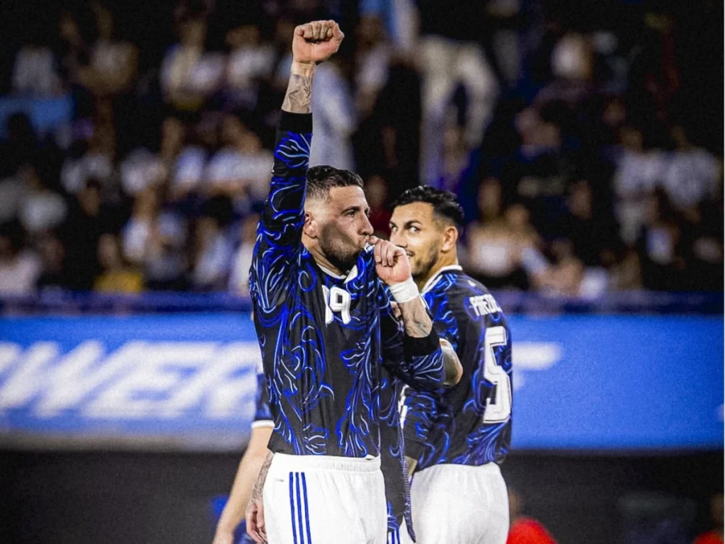Nicolas Otamendi reacts after Argentina's defeat to Spain in the 2026 FIFA World Cup final, marking the end of his international career.