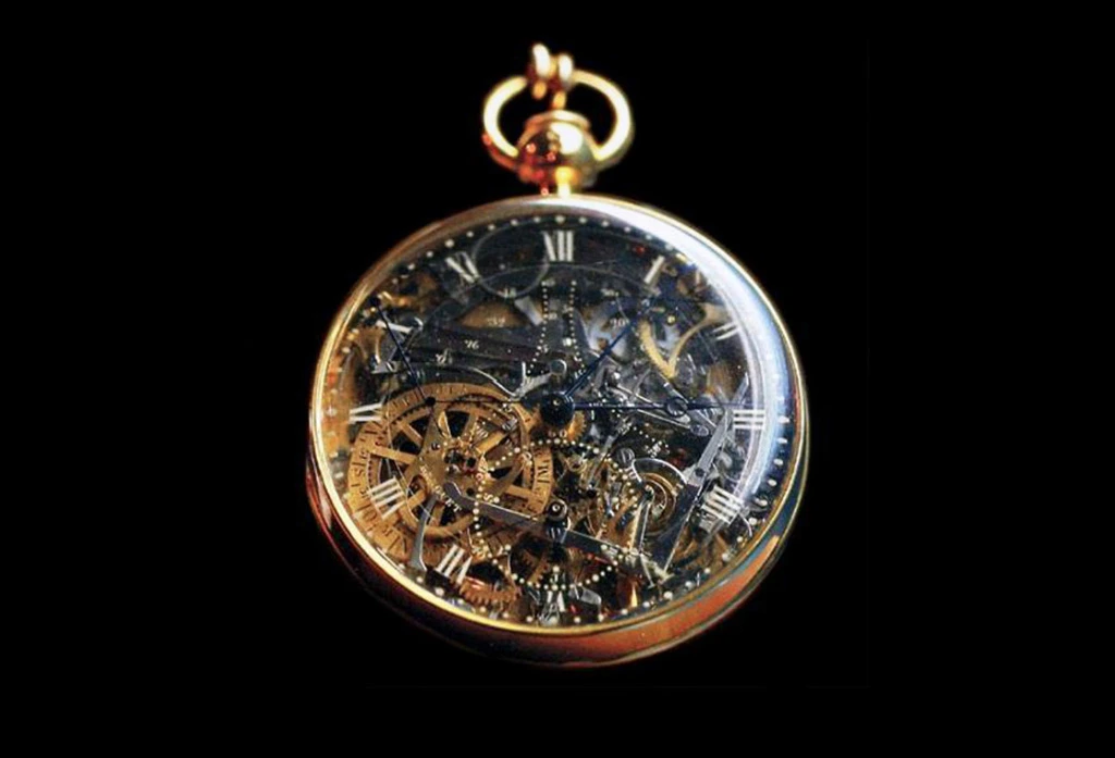 Breguet No. 160 pocket watch with Marie Antoinette portrait, highlighting the world's most mysterious luxury timepiece and its historic theft story.
