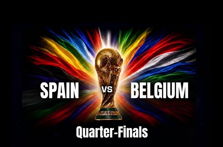 Spain vs Belgium head-to-head record ahead of the FIFA World Cup 2026 quarterfinal match.