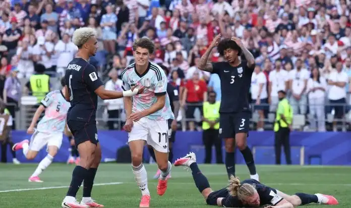 Mauricio Pochettino reacts during the 2026 FIFA World Cup as he prepares to decide his future as the USA men's national soccer team head coach.