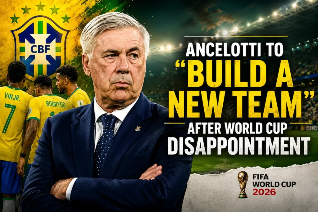 Ancelotti begins Brazil's new era.