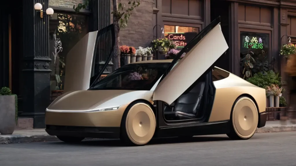 Tesla Cybercab: Future ki AI-powered driverless Robotaxi.