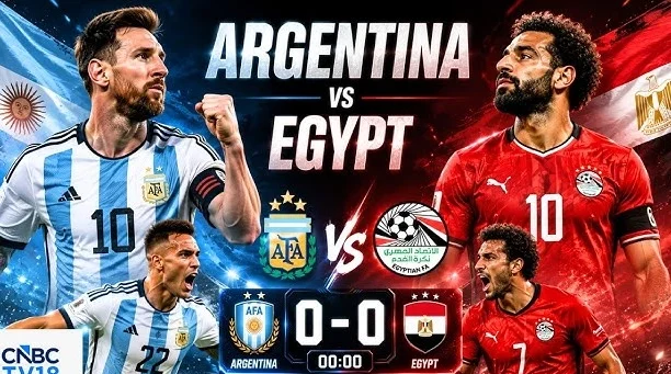 Argentina players celebrate a dramatic comeback victory over Egypt in the FIFA World Cup 2026 as Lionel Messi leads the defending champions into the quarterfinals.