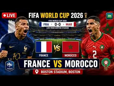 France vs Morocco players ahead of the 2026 FIFA World Cup quarterfinal match.