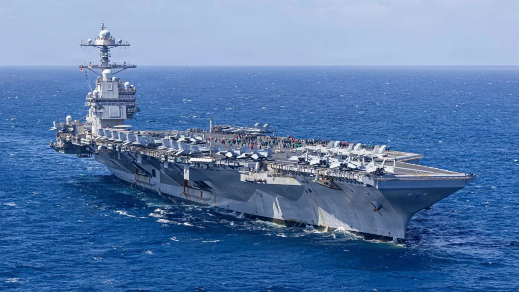 World's top 5 most expensive ships including USS Gerald R. Ford, Prelude FLNG, Zumwalt-Class Destroyer, Icon of the Seas and Azzam superyacht.