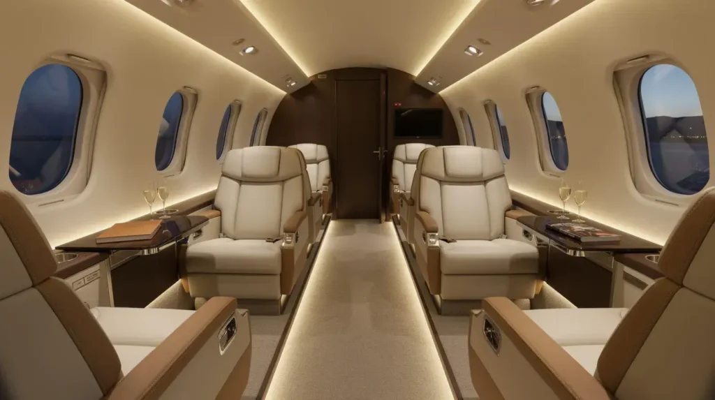 Explore the Boeing Business Jet 747-8, a luxury flying palace with a huge VIP cabin, long-range performance and stunning custom interiors.