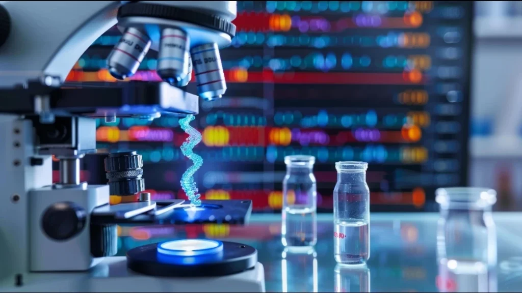 Body ke andar target par medicine pahunchata DNA Robot.