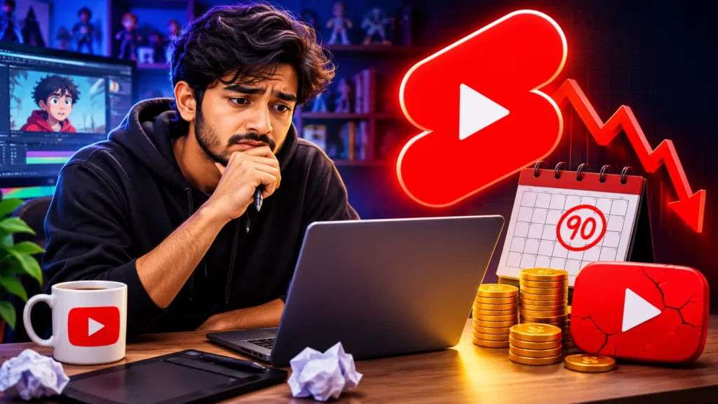 YouTube Shorts monetization rule for animators