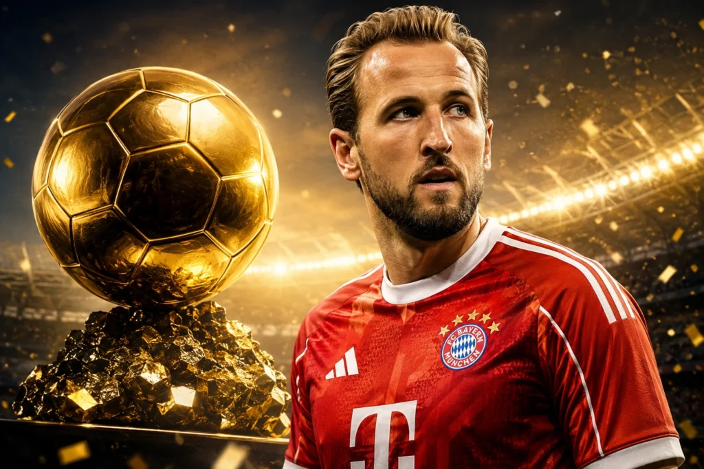 Harry Kane eyes the Ballon d’Or