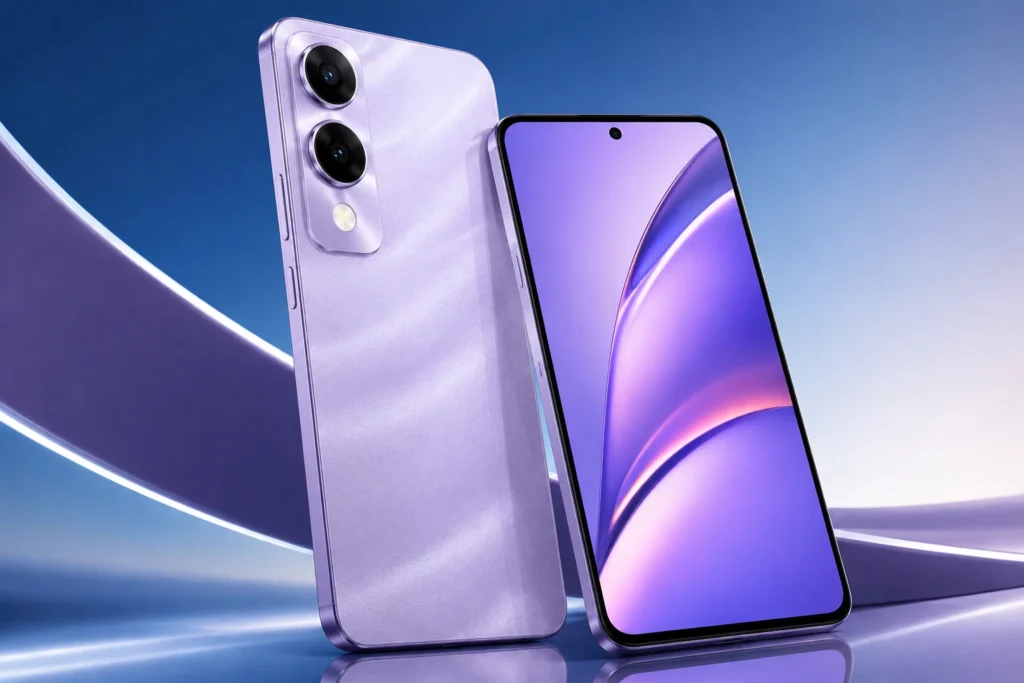 Vivo V80 Lite 5G smartphone with 120Hz AMOLED display and dual rear camera