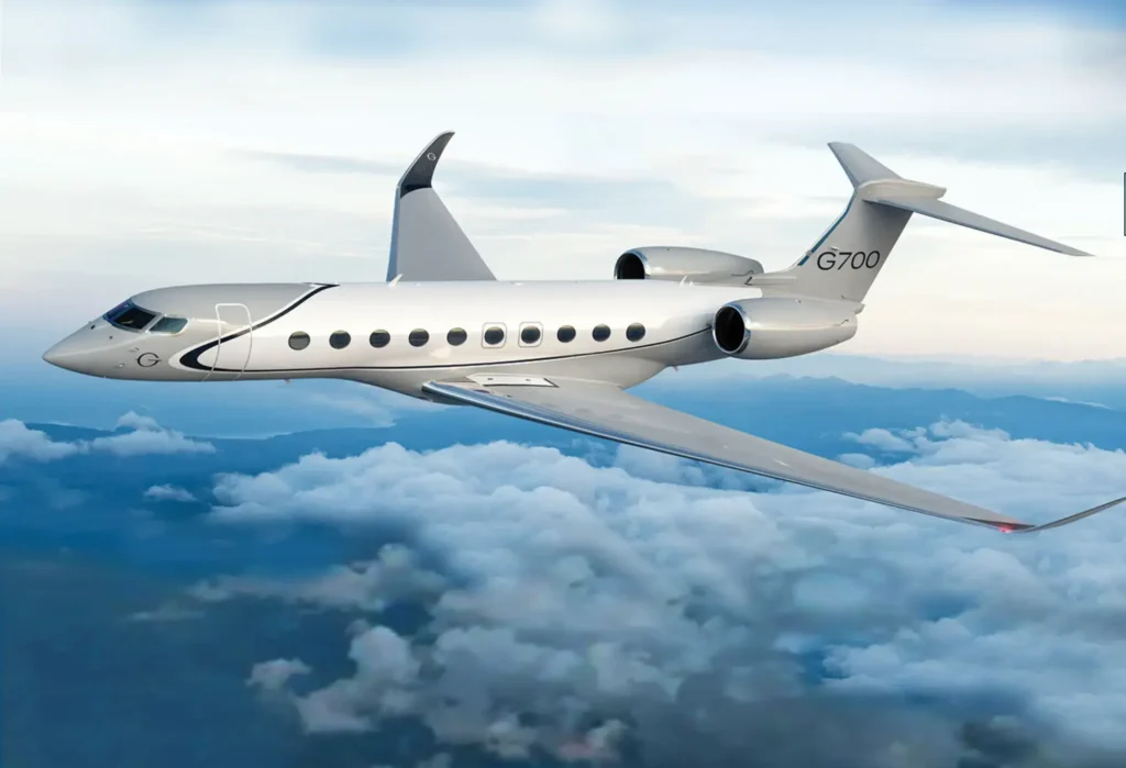 Gulfstream G700 luxury private jet