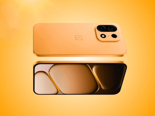 OnePlus 16 expected flagship smartphone with a premium design, triple rear camera setup, and sleek green finish featured in a studio-style product image.
