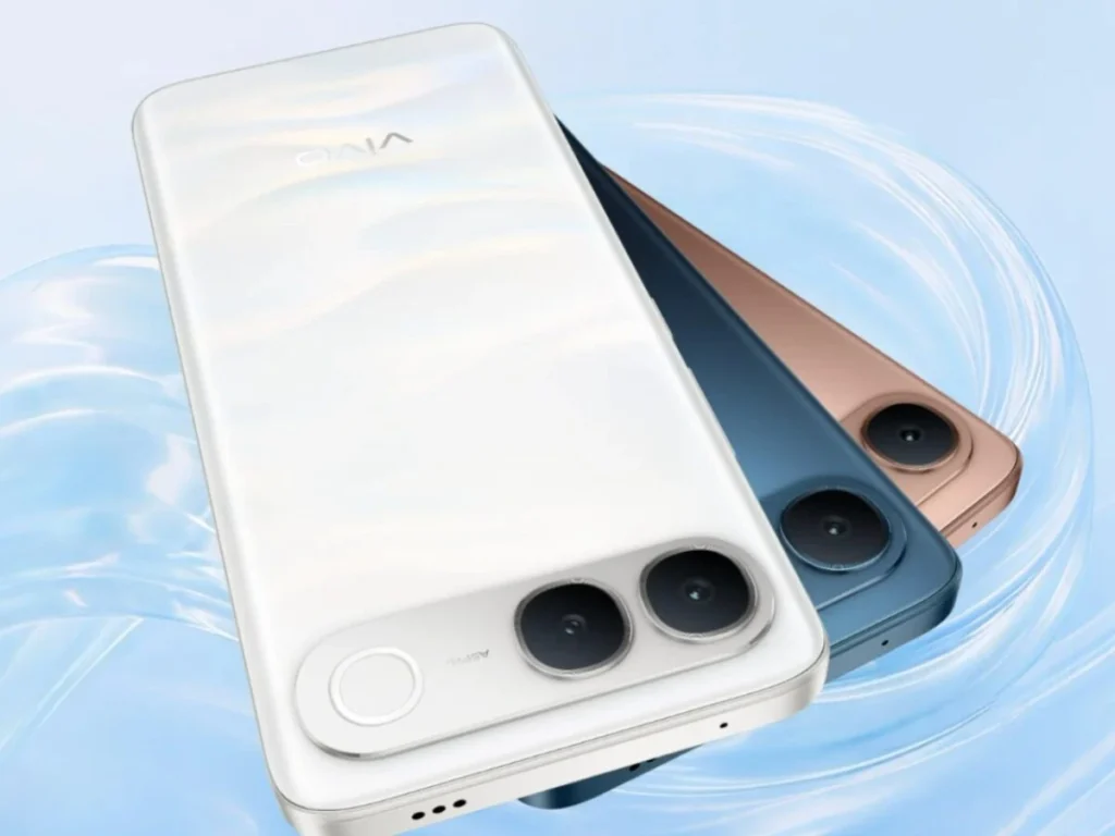 Vivo S2 smartphone in premium gradient finish with triple rear camera module showcased before its India launch.