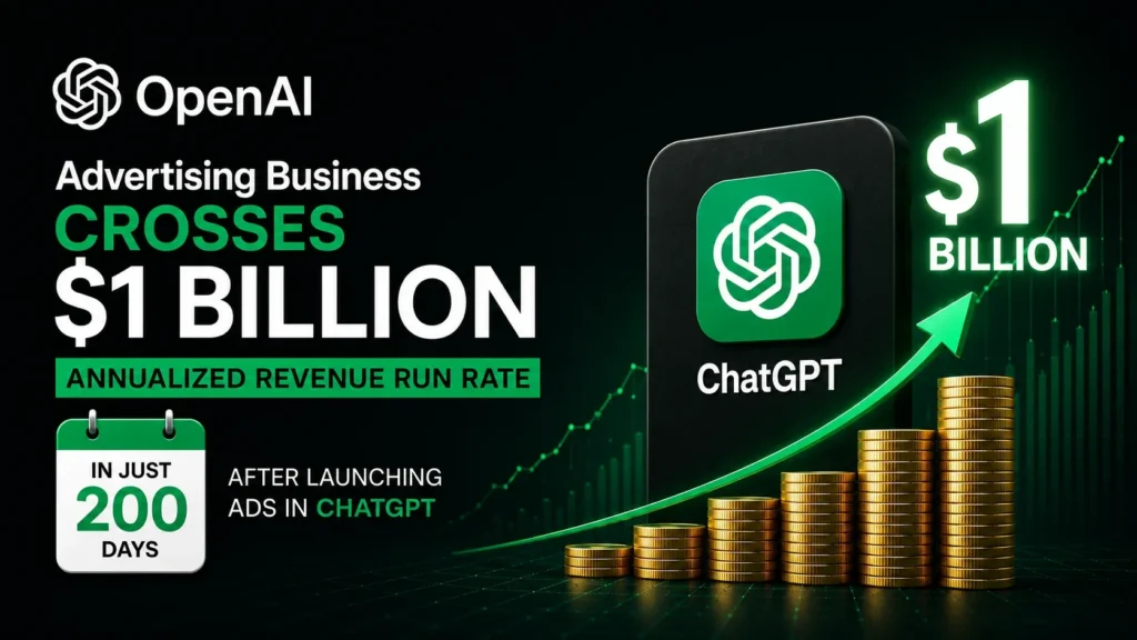 OpenAI $1 Billion Ad Revenue Run Rate
