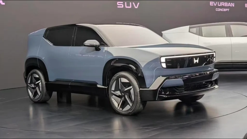 Honda New Compact SUV India 2028 concept SUV with LED headlights and rugged design