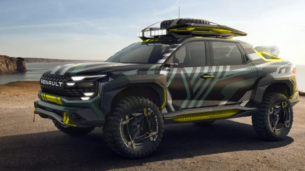 Renault Niagara Pick-Up Design front view with bold SUV styling