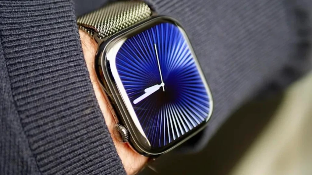 Apple Watch Series 12 premium smartwatch with Ceramic Shield display and modern design.
