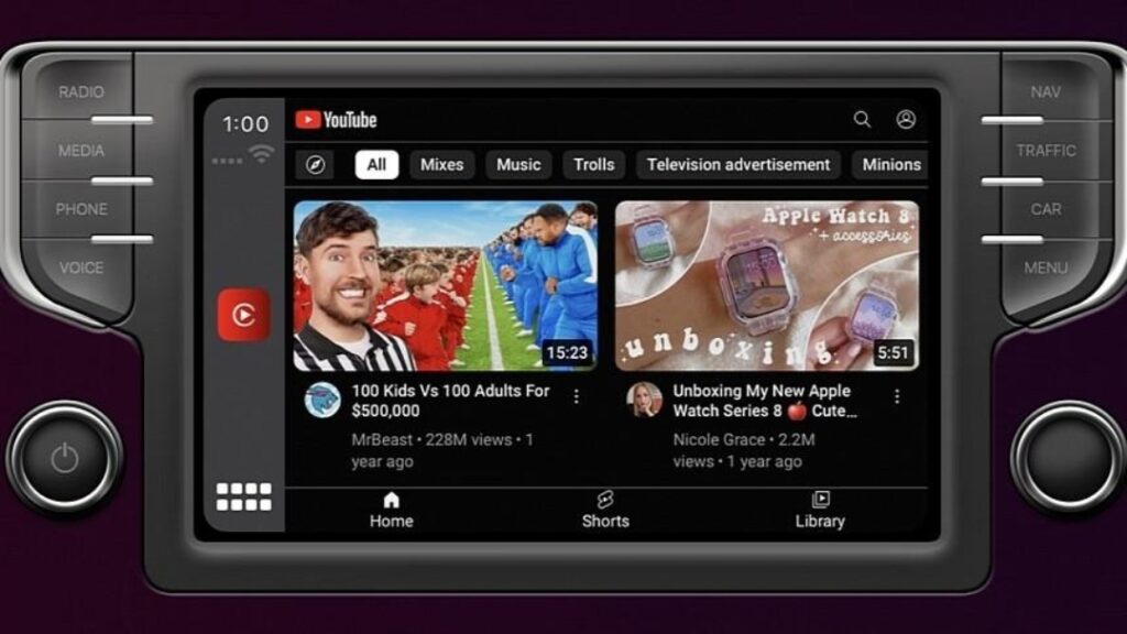 iOS 27 CarPlay YouTube support