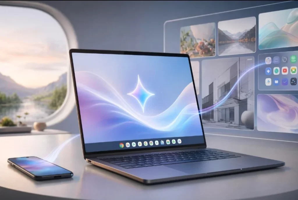Googlebook Laptops with Snapdragon X Elite and Gemini AI