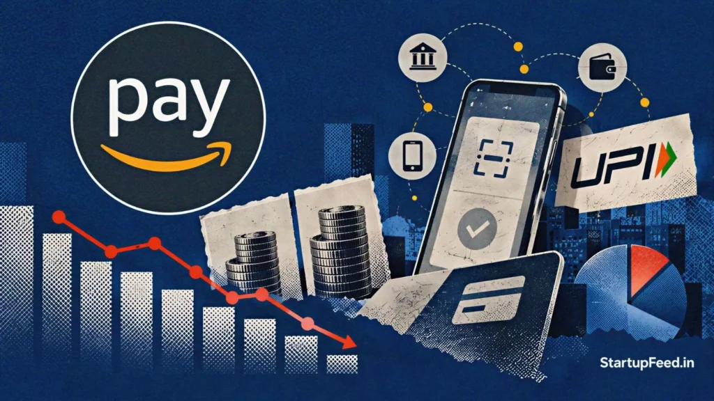 Amazon Pay FY26 financial results showing 18% revenue growth and Rs 1,149 crore loss in India.