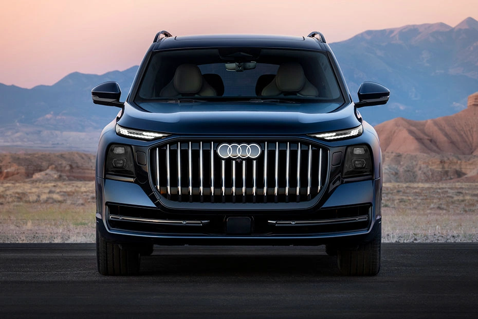 Audi Q9 flagship luxury SUV with premium design, three-row seating and expected India launch in 2027.