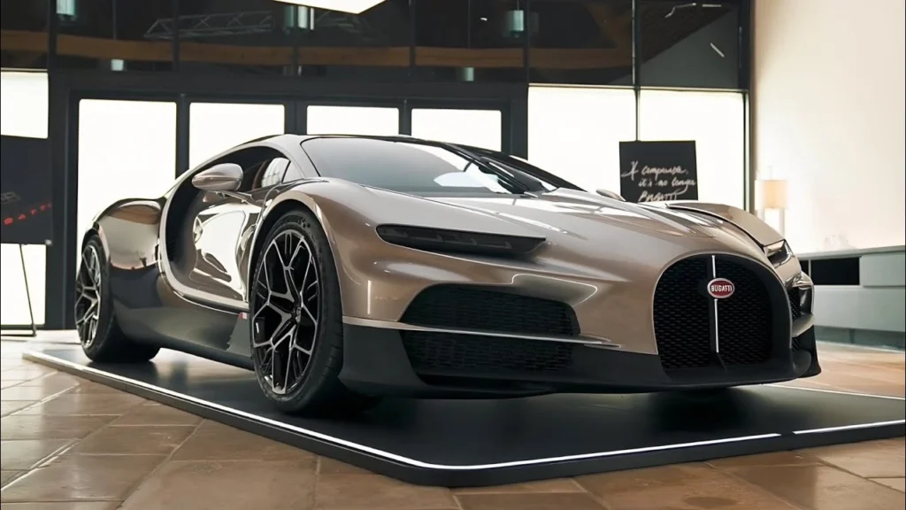 Bugatti Tourbillon V16 hybrid start-up cockpit view