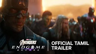 Avengers Endgame Encore Chennai 2026 movie poster with Iron Man, Captain America and the final battle.