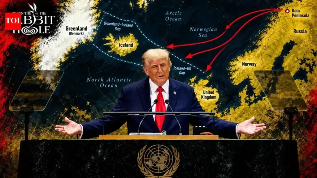 Trump Greenland Deal Arctic security map