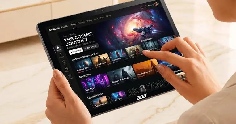 Acer Iconia Tab 11 5G tablet with expandable storage up to 2TB