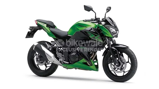 Kawasaki Z300 streetfighter motorcycle India launch