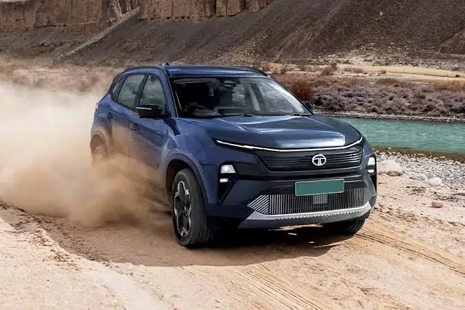Tata Harrier EV electric SUV front view