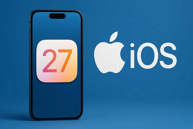 Apple iOS 27 update on a compatible iPhone