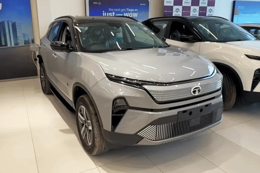 Tata Harrier EV electric SUV front view