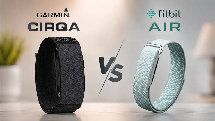 Compare Garmin CIRQA, Fitbit Air, and WHOOP to find the right fitness tracker for your needs.