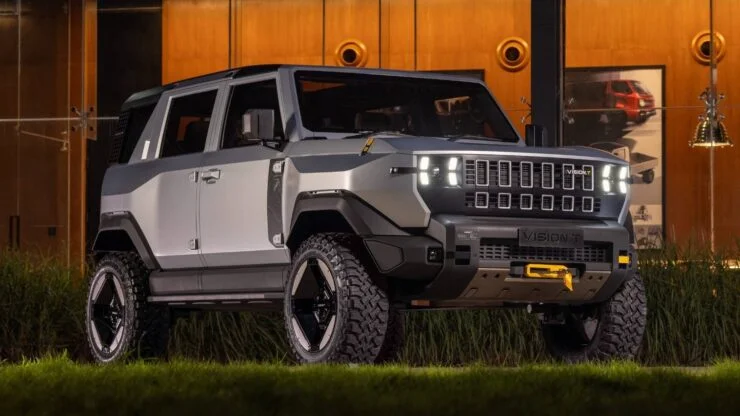 Mahindra Thar Electric testing with Vision Thar-inspired design.