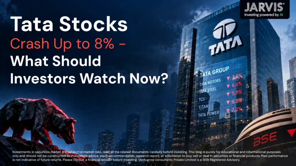 Tata Group stocks face selling pressure after Tata Trusts proposes restructuring Tata Sons and its future listing plans.