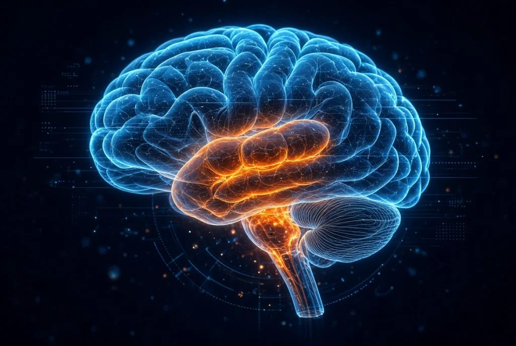 human brain hemispheres