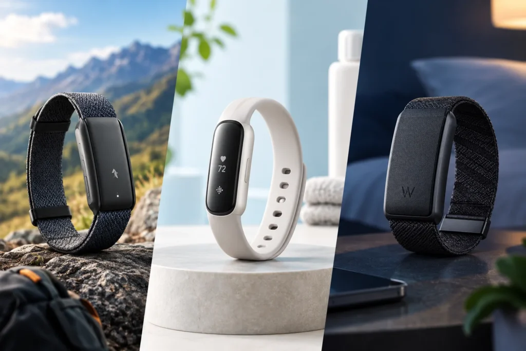 Garmin CIRQA vs Fitbit Air vs WHOOP fitness tracker comparison