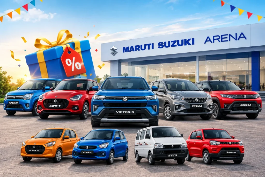 Maruti Suzuki Arena cars offers October 2026