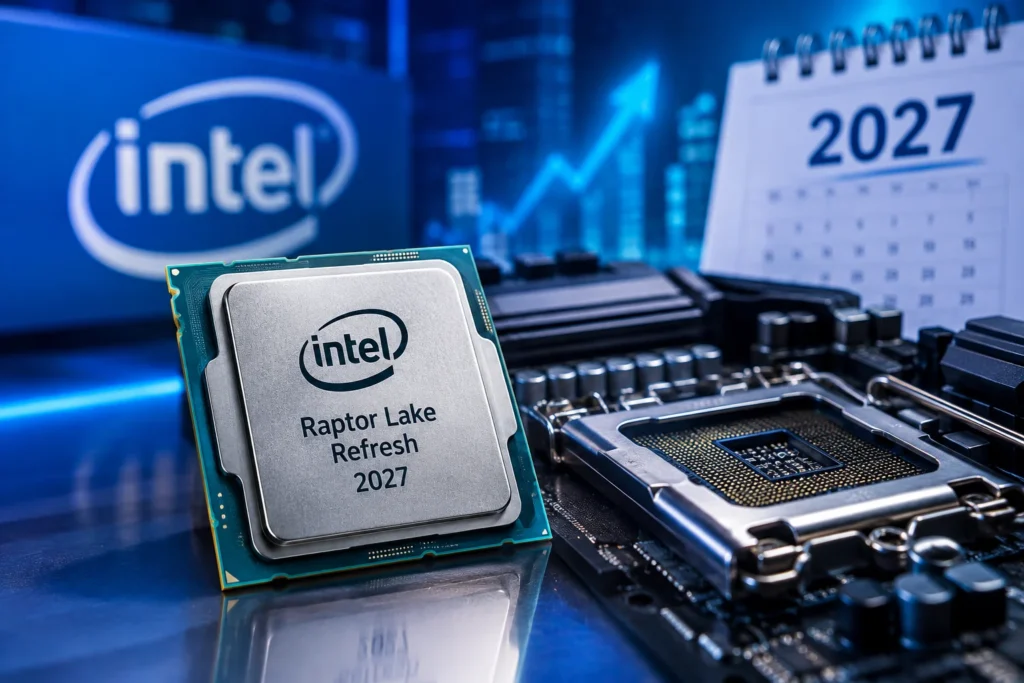Intel Raptor Lake Refresh 2027 processor leak