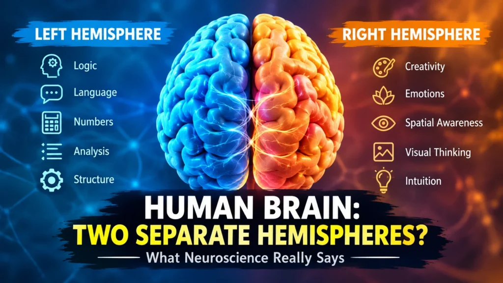 human brain hemispheres