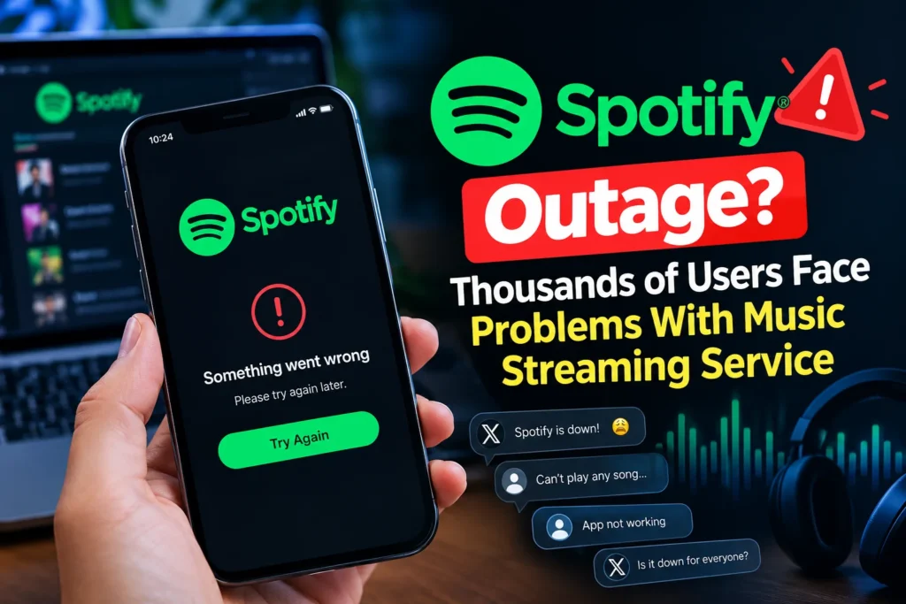 Spotify outage affecting users