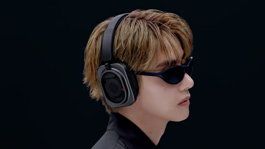 Nothing Headphone 1 Pro V campaign featuring the BTS star with the company's latest premium over-ear headphones.